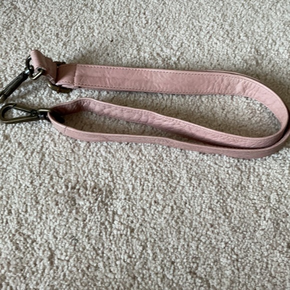 Viola Castellani Pink Fringe Italian Leather Shoulder Bag - Picture 12 of 12